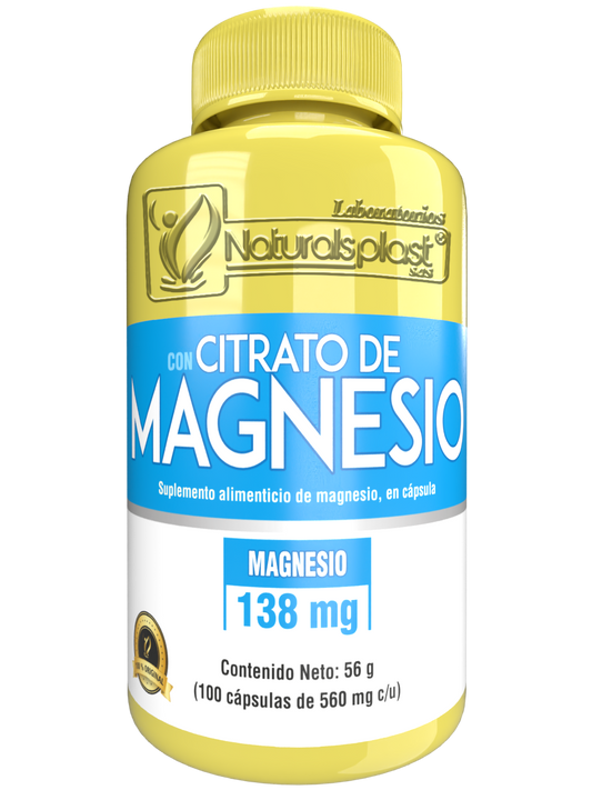 CITRATO DE MAGNECIO DE Naturals Plast